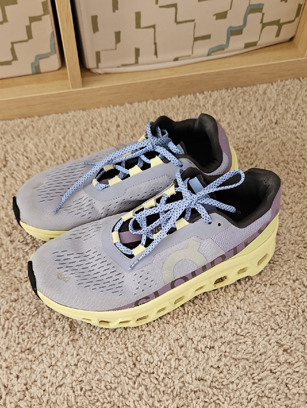 ON Brand Cloud Cloudmonster Nimbus Blue/Green Women's Running Shoes